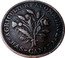 Canada 1 Sou (Birmingham 32 laurel leaves 2 shamrocks) AGRICULTURE & COMMERCE BAS CANADA coin obverse