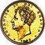UK 1 Sovereign (George IV Pattern) GEORGIUS IV DEI GRATIA 1825 coin obverse