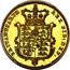 UK 1 Sovereign (George IV Uniface Pattern) BRITANNIARUM REX FID: DEF: coin reverse