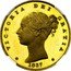 UK 1 Sovereign (Victoria Pattern) VICTORIA DEI GRATIA 1837 coin obverse