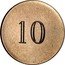 New Zealand 10 Cents (Trial) 10 coin obverse