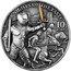 Malta 10 Euro Knights of the Past 2021  Proof KNIGHTS OF THE PAST 10 EURO MF coin reverse