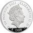 UK 10 Pounds Elizabeth II Gothic Crown Portrait - Piedfort 2021  Proof ELIZABETH II D G REG F D 10 POUNDS 2021 J C coin obverse