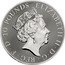 UK 10 Pounds (Elizabeth II The Queen's Beast Completer) ELIZABETH II D G REG F D 10 POUNDS J.C coin obverse