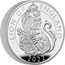 UK 10 Pounds (The Lion Of England - Piedfort) LION OF ENGLAND 2022 coin reverse