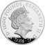 UK 1000 Pounds (Elizabeth II Una & The Lion) ELIZABETH II D G REG FID DEF 1000 POUNDS J.C coin obverse