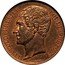 Belgium 2 1/2 Francs (Leopold I - Pattern) LEOPOLD PREMIER ROI DES BELGES L WIENER coin obverse