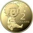 Australia 2 Dollars (Elizabeth II - Indigenous Baby) 2 DOLLARS coin reverse