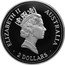 Australia 2 Dollars Kookaburras 1993 Proof KM# 230b ELIZABETH II AUSTRALIA 2 DOLLARS coin obverse