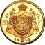 Belgium 20 Francs (Albert I. Pattern) KM# Pn184 20 F 1911 coin reverse