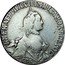 Russia 20 Kopeks (Ekaterina II) C# 63.2 Б•М•ЕКАТЕРИНАІІI•ІМП•ИСАМОД•ВСЕРОС СПБ coin obverse