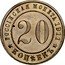 Russia 20 Kopeks Pattern 1911 С.П.Б. KM# Pn162 РОССІЙСКАЯ МОНЕТА 1911 20 КОПѢЕКЪ coin reverse