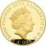 UK 2000 Pounds (Elizabeth II Gothic Crown Quartered Arms) ELIZABETH II D G REG F D 2000 POUNDS 2021 J.C coin obverse