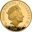 UK 2000 Pounds (Elizabeth II The Queen's Beasts Completer) ELIZABETH II D G REG F D 2000 POUNDS J.C coin obverse