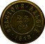 Belgium 25 Centimes (Albert I Pattern) BELGIQUE BELGIE 25 CES 1915 coin obverse
