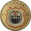 Canada 25 Cents (Elizabeth II - Edmonton Oilers) CANADA 2014 25 CENTS OILERS coin reverse