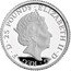 UK 25 Pounds Britannia 2022 ELIZABETH II D G REG F D 25 POUNDS 2022 JC coin obverse