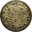 Austria 3 Kreuzer (Rudolf II Hall) KM# 43.1 NECNON ARCHIDVCES AV DVC B CO TIR (3) coin reverse