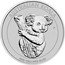 Australia 30 Dollars Elizabeth II 6th Portrait - Australian Koala 2020 P BU AUSTRALIAN KOALA P 2020 1KILO 9999 SILVER coin reverse