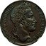 Belgium 40 Francs (Leopold I - Pattern) LEOPOLD PREMIER ROI DES BELGES BRAEMT F. coin obverse