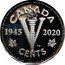 Canada 5 Cents (George VI) 1945 2020 CANADA V CENTS coin reverse