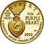USA Five Dollars (National Purple Heart Hall of Honor) LIBERTY IN GOD WE TRUST THE PURPLE HEART 2022 A GRATEFUL NATION HONORS AND REMEMBERS coin obverse