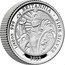 UK 5 Pence The Britannia 2022 2022 in set 1/40OZ 999 BRITANNIA FINE SILVER 2022 coin reverse