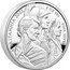 UK 5 Pounds 350 years of Britannia on UK coins 2022 Proof BRITANNIA 2022 1 OZ 999 FINE SILVER SD coin reverse