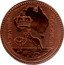 Australia 5 Shillings (1 Crown) (Edward VII -Piedfort) ADVANCE AUSTRALIA coin reverse