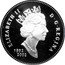 Canada 50 Cents 50th Anniversary - Accession of Queen Elizabeth II 2002 Proof 1952 2002 ELIZABETH II D G REGINA coin obverse