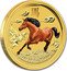 Australia 50 Dollars (Lunar Horse - Colorized) YEAR OF THE HORSE P coin reverse