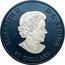 Canada 50 Dollars Maple Leaves in Motion Blue Rhodium Plating 2022 SB ELIZABETH II D G REGINA 50 DOLLARS coin obverse