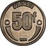 Belgium 50 Francs (Albert II Reverse Trial) BELGIQUE 50 F 1994 coin reverse