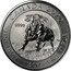 Canada 8 Dollars Elizabeth II Bull 2020  proof CANADA 2020 9999 FINE SILVER 11/2 OZ ARGENT PUR coin reverse