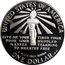USA One Dollar (Centenary of the Statue of Liberty - Delaware) UNITED STATES OF AMERICA GIVE ME YOUR TIRED, YOUR POOR, YOUR HUDDLED MASSES YEARNING TO BREATH FREE E PLURIBUS UNUM ONE DOLLAR MP JM coin reverse
