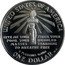 USA One Dollar (Centenary of the Statue of Liberty - Georgia) UNITED STATES OF AMERICA GIVE ME YOUR TIRED, YOUR POOR, YOUR HUDDLED MASSES YEARNING TO BREATH FREE E PLURIBUS UNUM ONE DOLLAR MP JM coin reverse