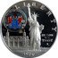 USA One Dollar (Centenary of the Statue of Liberty - New Jersey) L I B E R T Y THE GREAT SEAL OF THE STATE OF NEW JERSEY ELLIS ISLAND GATEWAY TO AMERICA IN GOD WE TRUST S 1986 coin obverse