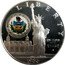 USA One Dollar (Centenary of the Statue of Liberty - Pennsylvania) L I B E R T Y SEAL OF THE STATE OF PENNSYLVANIA ELLIS ISLAND GATEWAY TO AMERICA IN GOD WE TRUST S 1986 coin obverse