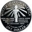 USA One Dollar (Centenary of the Statue of Liberty - Rhode Island) UNITED STATES OF AMERICA GIVE ME YOUR TIRED, YOUR POOR, YOUR HUDDLED MASSES YEARNING TO BREATH FREE E PLURIBUS UNUM ONE DOLLAR MP JM coin reverse