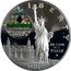 USA One Dollar (Centenary of the Statue of Liberty - Vermont) L I B E R T Y ELLIS ISLAND GATEWAY TO AMERICA IN GOD WE TRUST S 1986 coin obverse