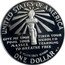 USA One Dollar (Centenary of the Statue of Liberty - Vermont) UNITED STATES OF AMERICA GIVE ME YOUR TIRED, YOUR POOR, YOUR HUDDLED MASSES YEARNING TO BREATH FREE E PLURIBUS UNUM ONE DOLLAR MP JM coin reverse
