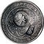 Russia Yefimok Alexey Mikhailovich Countermarked over Pfalz Thaler ND (1655)  Host date 1621. 1655 coin obverse