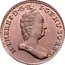 Austria 1/2 Kreuzer (Maria Theresia) KM# 1985 M•THERES•D:G•RO•I•G•HU•BO•REG• coin obverse