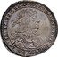 Austria 1/2 Thaler Ferdinand III Vienna 1656 (c) KM# 974 FERDINANDVS S A D G ROM IM S A GE HV BO REX 1656 coin obverse