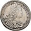 Austria 1/2 Thaler Karl VI Hall 1724 KM# 1616.1 CAROL VI D G R I S A G HI HU B REX coin obverse