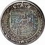 Austria 1/2 Thaler Rudolf II Hall 1603 KM# 45 NECNON ARCHIDVCES A DVC BVR CO TIROL 16 03 coin reverse