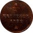Austria 1/4 Kreuzer Joseph II 1782 A KM# 2051.1 1 4 KREUTZER 1781· S coin reverse