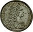 Austria 1/4 Thaler Karl VI Hall 1734 KM# 1618.2 CAROL VI D G R I S A GE HI HU BO REX coin obverse