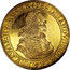 Austria 10 Ducat Ferdinand III Vienna 1656 KM# 996 FERDINANDVS III D G ROM IM SE AV GE HV BO REX coin obverse