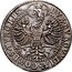 Austria 2 Thaler Ferdinand Charles 1654 KM# 986 DVX BVRGVNDIÆ COMES TYROLIS coin reverse